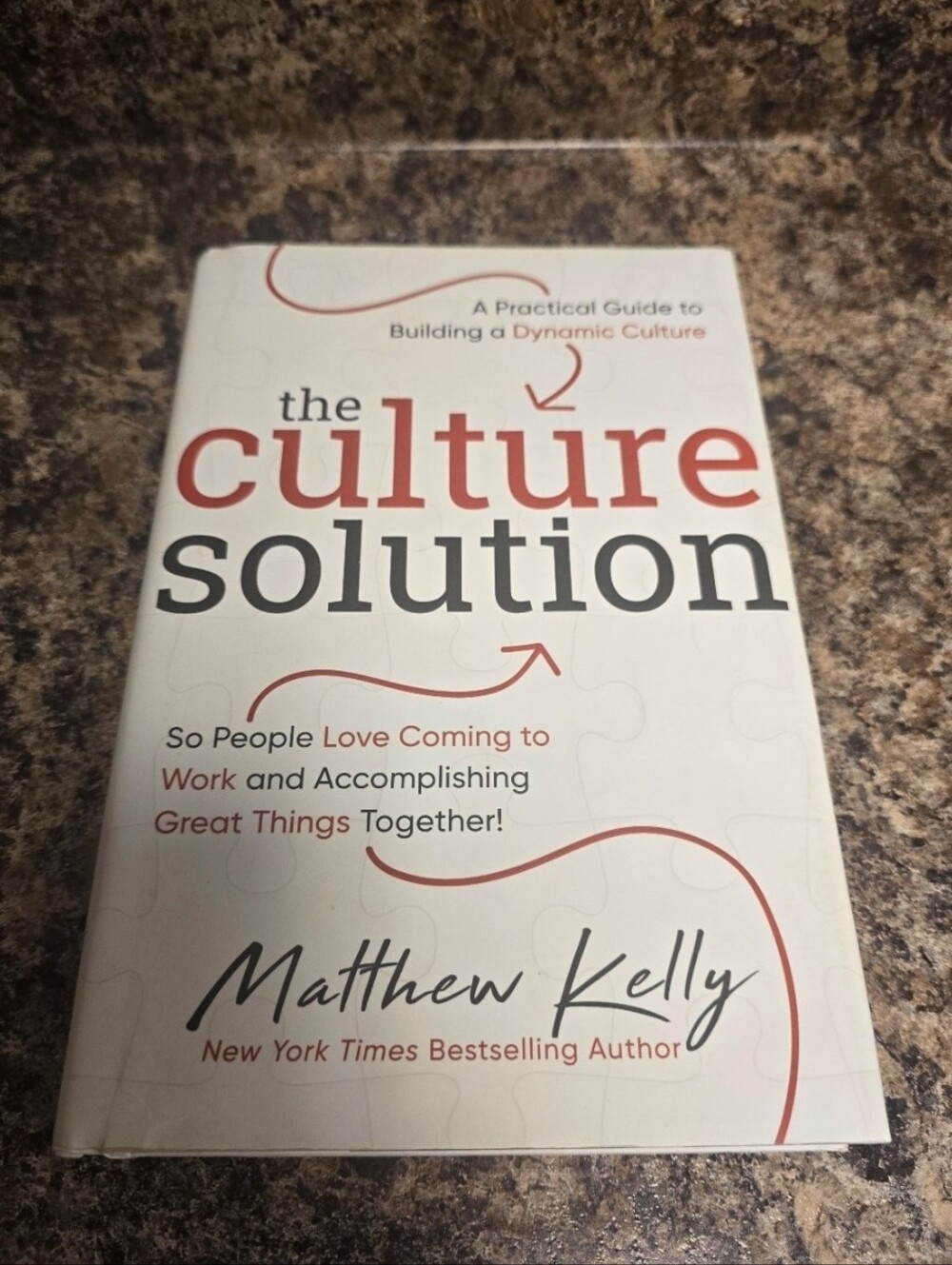 The Culture Solution by Matthew Kelly - White & Red Paperback